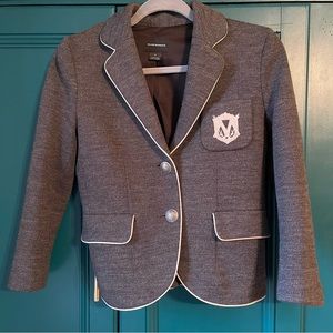 Club Monaco schoolboy blazer academia style lined